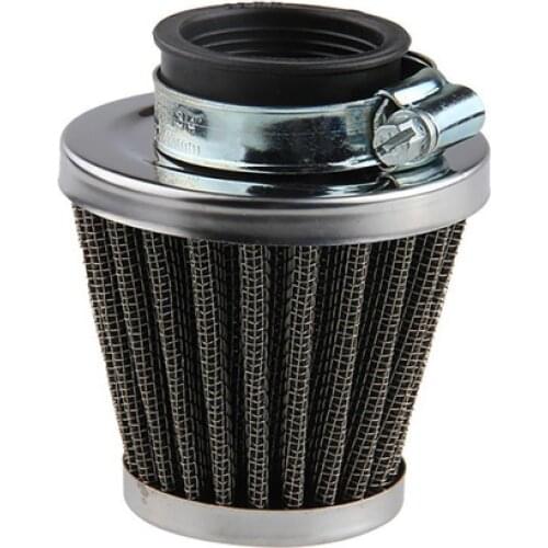 Washable Reusable Iron Wire Funnel Air Motorcycle Accessories Oval Metallic Clamp-on Refit Intake Filter Car Accessories