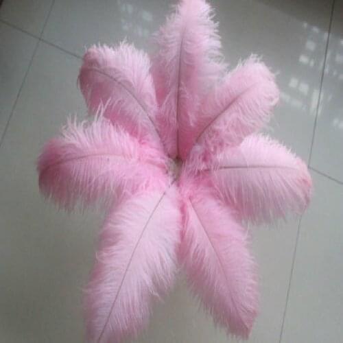 Wholesale 10 PCS beautiful pink ostrich feather 35-40 cm / 14 to16 inches