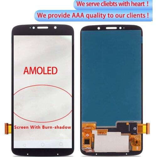Burn-shadow 6.1'' LCD For Motorola Moto Z3 Play LCD Display Touch Screen Digitizer Assembly For Moto Z3 Play XT1929 LCD Screen