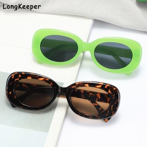 Oval Stylish Sunglasses Sunglasses Women Designer Sunglass Vintage Men Driver Glasses Goggles Green Orange Frame Oculos De Sol