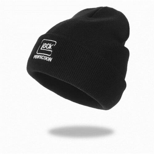 Explosion Glock shooting beanie cap embroidery cotton soft warm winter hats Tactical GLOCK fashion skull beanies casal sport cap