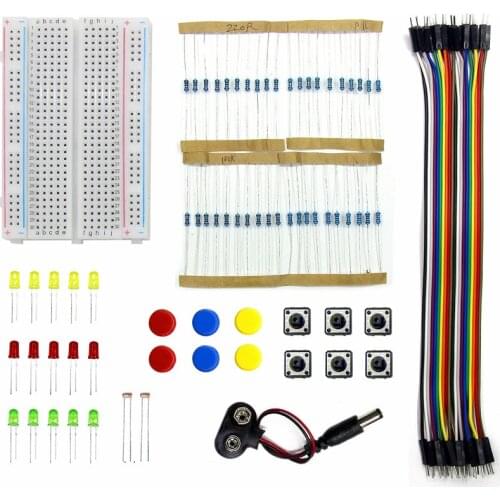School Education Lab Starter Kit UNO R3 Mini Breadboard LED Jumper Wire Button for arduino Diy Kit