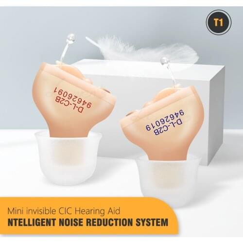 Sound Amplifier Hearing Aids Newest CIC Best Hearing Aid Invisible Super Mini Inside The Ear For Deafness With A10 PR70 Battery