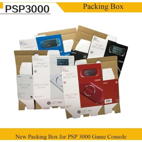 High Quality New Packing Box Carton for PS P 3000 Game Console Packaging with Manual and Insert for PSP3 000