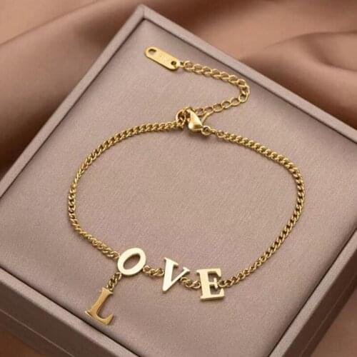 Gift for Girlfriend Steampunk New Luxury Stainless Steel Ladies Bracelet Golden Hollow Opening Junk Aesthetic Jewelry Bracelet