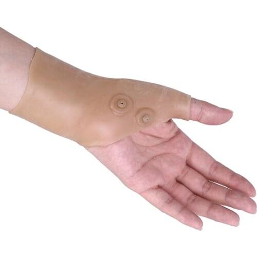 Silicone Gel Arthritis Pressure Corrector Massage Pain Relief Gloves Magnetic Therapy Wrist Hand Thumb Support Gloves 1PC