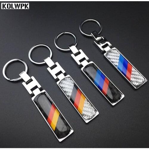 10pcs NEW high quality carbon fibre Keychain Keyring for For Audi A3 A4 A5 A6 A8 TT RS Q5 Q7 Key Ring Accessories