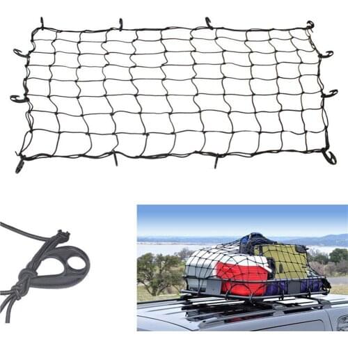 120x90cm Large Elastic Auto Roof Luggage Storage Net Organizer Car Accessories