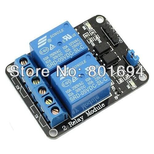 2 Channels 5V Relay Module For ARM PIC AVR DSP
