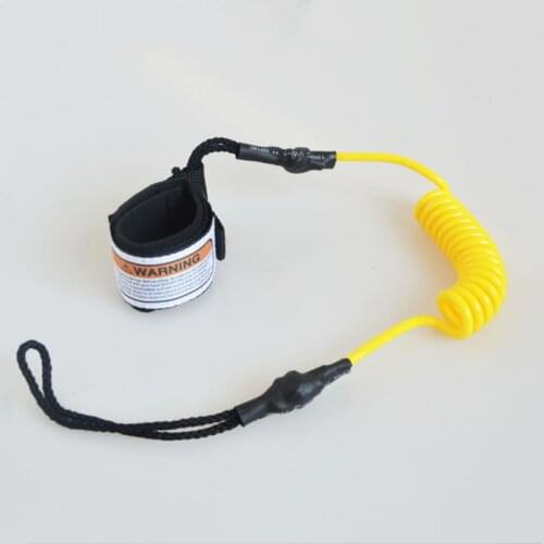4 Feet Surfboard Ankle Leash Ankle Leash Surfing Elastic Coiled Stand UP Paddle Board Leg Rope Surf Sup Surf Leash