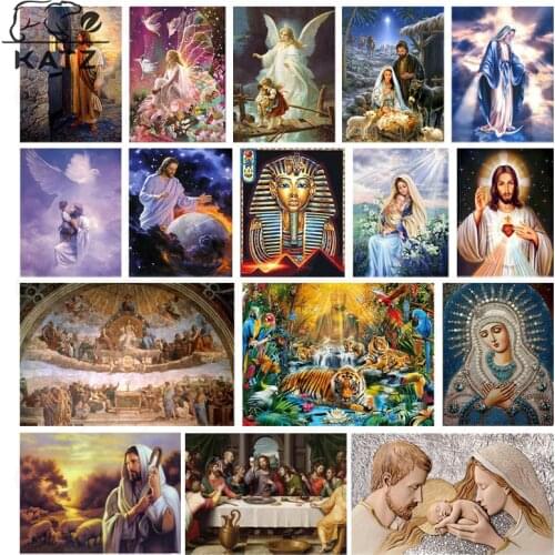 The Last Supper Diamond Painting Cross Stitch Jesus Christian Handmade Diy Diamond Inlaid Embroidered Gift Home Decoration