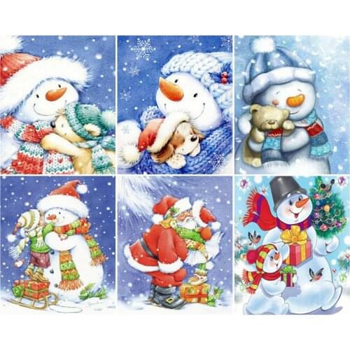 CraftArtGo Painting By Numbers The cartoon On Canvas HandPainted Gift Picture By Number Waterfall Kits Home Decoration