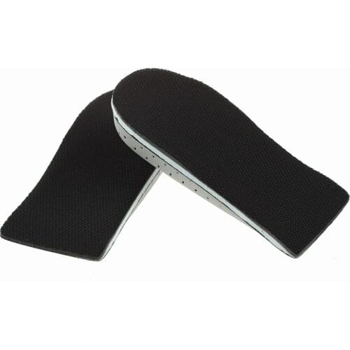 DCOSHot StyleMen Women Increase Height High Half Insoles Memory Foam Shoe Inserts Cushion Pads 2.3cm/0.9in