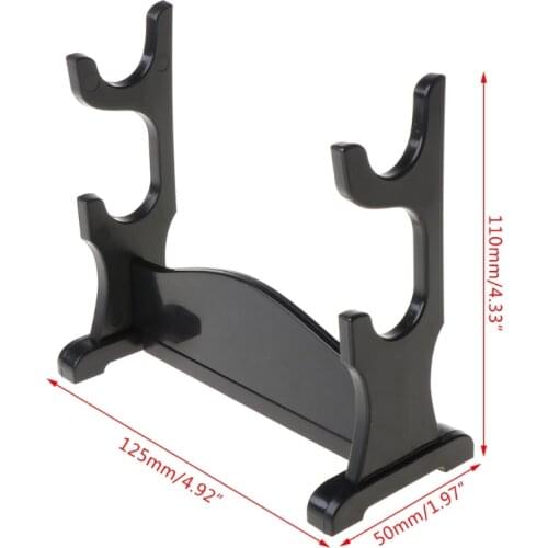 Two Tiers Holder Display Stand / Acrylic Bracket Rack for Cartoon and Comics Show Sword Magic Wand Collection