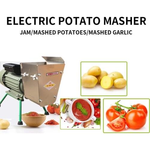 Electric mashed potato grinder 750W tomato paste garlic grinder Ginger juice squeezing machine Stainless steel grinder