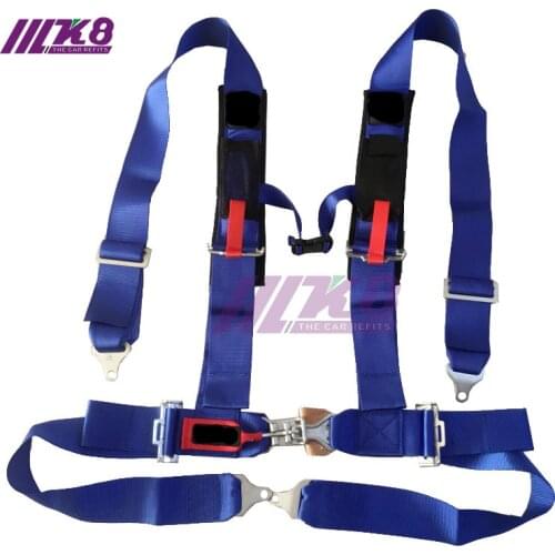 K8-8001 3 Inch 4 point Latch Link Car Auto Racing Sport Seat Belt Safety Racing Harness