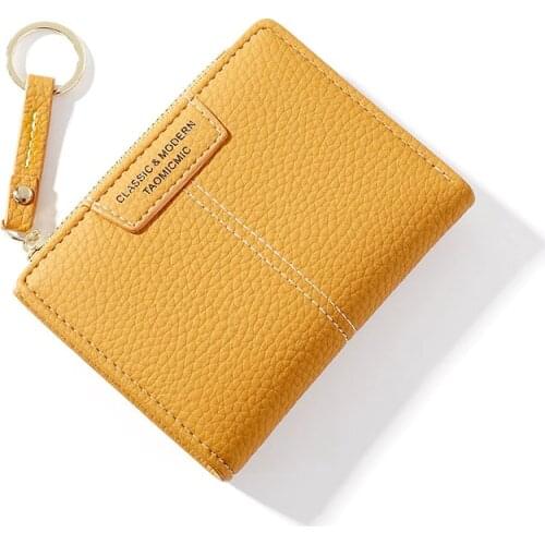 Short Women Coin Purse Fashion Wallets For Woman Card Holder Small Ladies Wallet Female Hasp Mini Clutch For Girl Womens Wallet