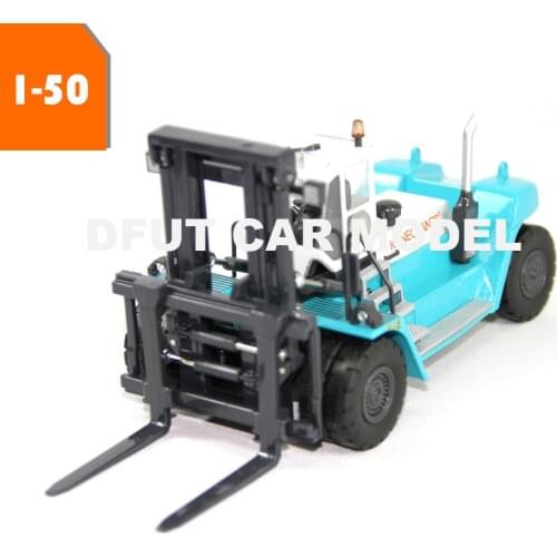Diecast Scale 1:50 Alloy Wharf heavy forklift ​Car Model Color Box Package Toys For Kids Children Gift And For Collection