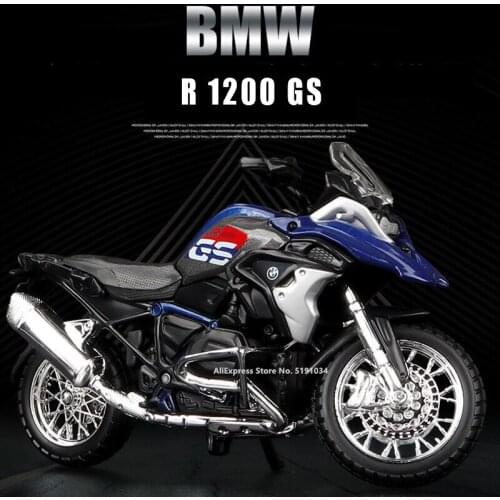 Maisto 1:18 New BMW R1200 GS HP2 SPORT Latte Moto Car original authorized simulation alloy motorcycle model toy car Collecting