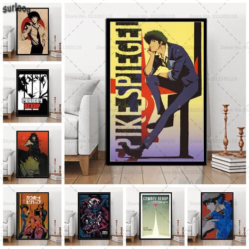 Cowboy Bebop Wall Art Poster Hot Japan Anime Pictures Prints Canvas Painting for Living Room Home Decor