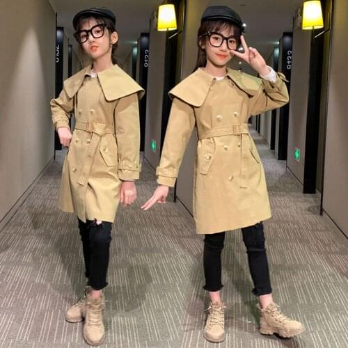 New 2021 Children Spring Outdoor Jackets Coat For Girls Warm Kids Outerwear Windbreaker Autumn Casual Baby Girls Coats Clothing