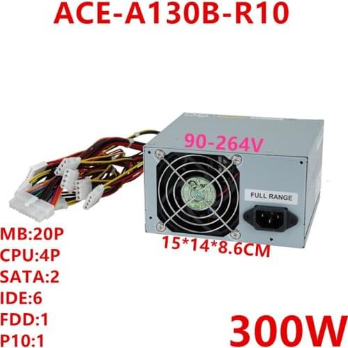 New PSU For IEI ATX 300W Power Supply ACE-A130B-R10