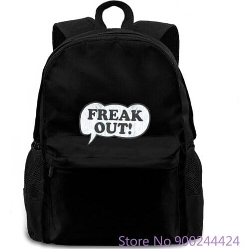 Frank Zappa - Freak Out Speech Bubble 100% Official Captain Beefheart Cool backpack