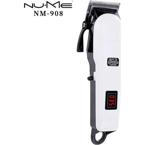 Professional hair trimmer Barber hair clipper LCD electric hair cutting machine salon tool haircut cord&cordless
