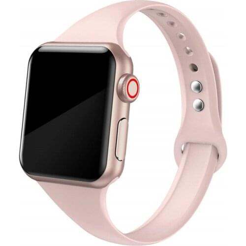 Strap for Apple Watch 5 Band 40mm 44mm iWatch serie 4/5/6/SE Elastic Belt Silicone Solo Loop bracelet Apple watch band 42mm 38mm