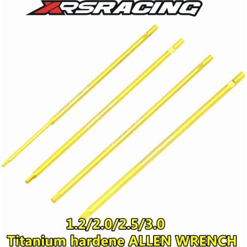 XRSRACING high quality Titanium hardene ALLEN WRENCH 1.5 2.0 2.5 3.0 TIP ONLY 120MM Hexagon Replace screwdriver head rc tool