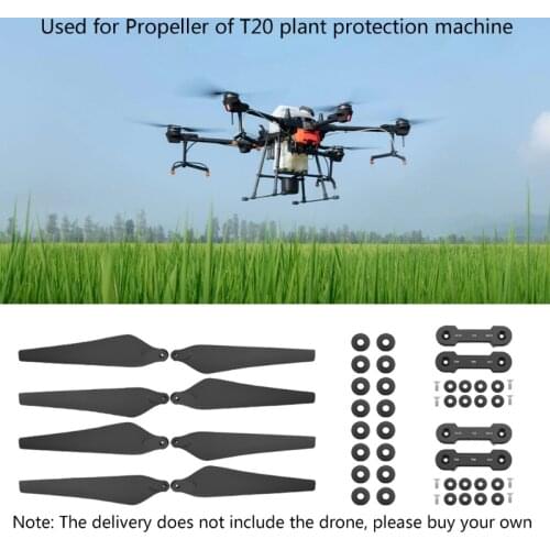 3390 CW/CCW Propeller Kit Clamp Folding Blades Accessories Compatible with T20 Agricultural Professional Plant Protection Drone