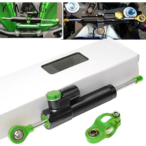 For Kawasaki ninja 250 300 Z250 Z300 Z1000 z900 Z800 Z750 z900RS ZX6R Motorcycle Accessories Stabilizer Damper Steering Mounting