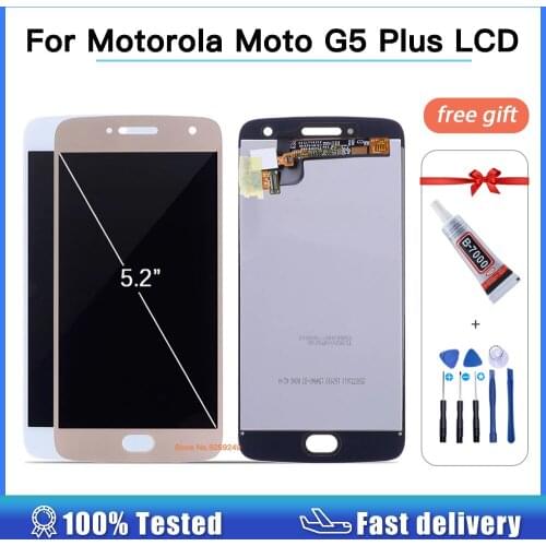 5.2inch LCD Display For Motorola Moto G5 Plus XT1686 XT1681 XT1683 Touch Screen Digitizer Assembly Replacement Parts with tools
