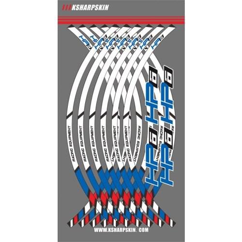 12 X Thick Edge Outer Rim Sticker Stripe Wheel Decals For BMW HP6 hp 6