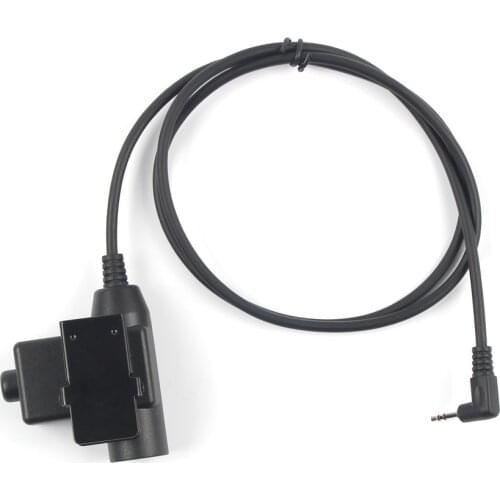 1pin 2.5mm AUX Tactical U94 Ptt Headset Headphone Cable & Ptt For Motorola Fit Nato Plug Headphone Accessories
