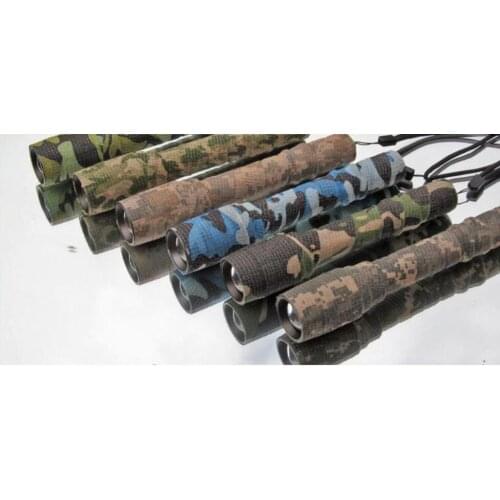 220x5cm Elastic Camouflage Adhesive Tape Outdoor Military Fan Tapes Non-Woven Adhesive Tape