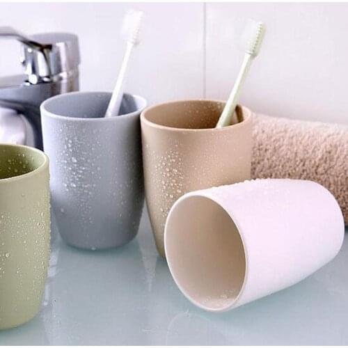 350ml Reusable Plastic Cups Wash Cup Travel Coffee Tea Water Mug Outdoor Travel Bathroom Drinkware Tools