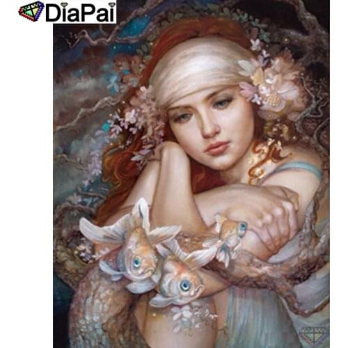 DIAPAI 5D DIY Diamond Painting 100% Full Square/Round Drill "Beauty character" Diamond Embroidery Cross Stitch 3D Decor A22612