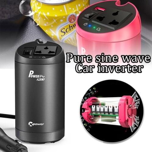 GAOXIN Pure Sine Wave Car Power Inverter 12v 220v Inversor 12 v 220 v DC to AC Auto 230 Volt Voltage Converter Air Purification