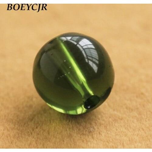BOEYCJR 6A Quality Natural Moldavita Stone Crystal Beads For Jewelry Making 5/6/8/10/12/14mm Beads For DIY Bracelet&Necklace