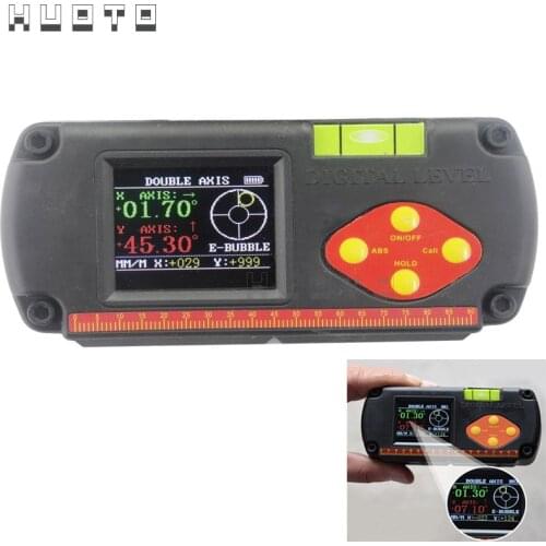 Digital Protractor Inclinometer Dual Axis Level measure box Angle ruler Elevation meter DAX digital level