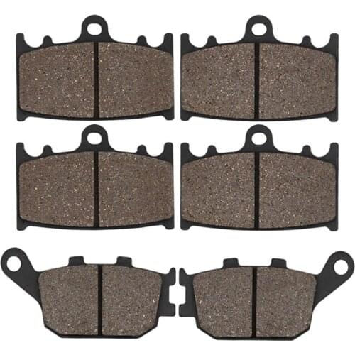 Cyleto Motorcycle Front and Rear Brake Pads for SUZUKI GSX 1250 2010-2014 GSX1250 Traveller 2010 2011 2012