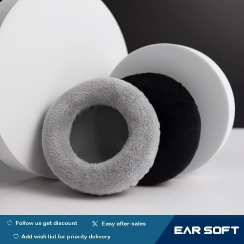 Earsoft Replacement Cushions for ATH-750COM USB Headphones Cushion Velvet Ear Pads Headset Cover Earmuff Sleeve