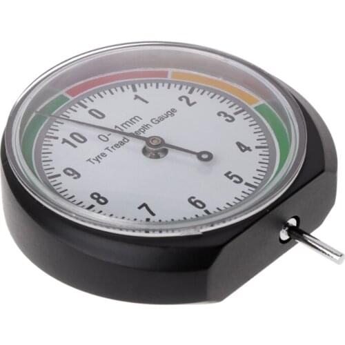 Car Tyre Tread Depth Gauge Tire Pointer Monitor Measure Device Tool