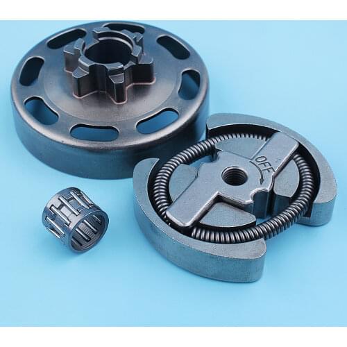 3/8" 6T Clutch Drum Bearing Kit For Husqvarna 135 140 135E 140E e - Series Chainsaw Spur Bell Needle Cage Replacement Spare Part