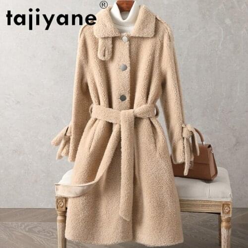 2021 Clothing Winter Women Real Fur Coat Woman 100% Wool Jackets Womens Long Coats High Quality Mujer Parkas TN1415