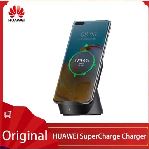 HUAWEI CP62 SuperCharge Wireless Charger Stand (Max 40 W) Dual-coil Charging Vertical Cooling Design Double for Huawei iphone