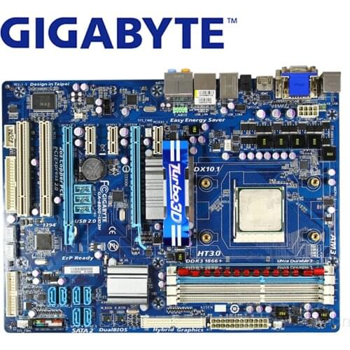 Socket AM3 For AMD Gigabyte GA-880G-UD3H Motherboard 880G DDR3 16GB 880G UD3H Desktop Systemboard Used Integrated Graphics HDMI