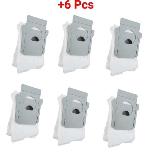 IRobot Roomba Replacement Accessories Dust Collection Bag 6 Pack For i7 Plus E5 E6 S9 S9 + Robot Cleaning Accessories
