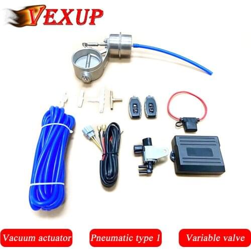 Car Styling Top Quality Variable Exhaust Valve cutout 2/2.36/2.5/3/3.5/4" Pipe Close Style With Vacuum Control / Vacuum Actuator